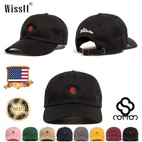 USA Hundreds Dad Hat Flower Rose Embroidered Curved Brim Baseball Cap Visor Hat  eb-83828814